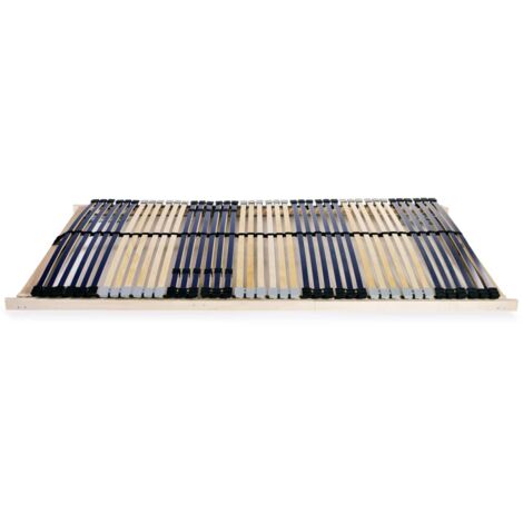 Lit double,Lit adulte,Sommier à lattes sans matelas avec 42 lattes 7 zones 140x200 cm CFW1431272 (1/5)