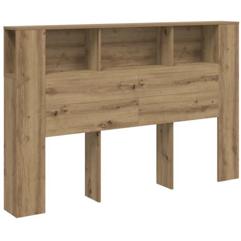 Armoire à Tête de lit,Panneau décoratif Chêne artisanal 160 x 18,5 x 103,5 cm Bois d'ingénierie CFW8393521 (1/5)