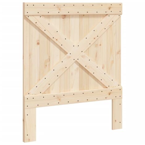 Tête de lit，Panneau décoratif 90x104 cm bois massif de pin CFW3754569 (1/5)