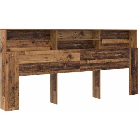 Cabinet de Tête de lit,Panneau décoratif Bois ancien 220 x 19 x 101.5 cm CFW1084358 (1/5)