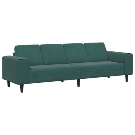 Ensemble de Canapé,Sofa pour Salon,Banquettes Vert foncé Velours CFW378682 (1/5)