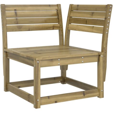 Canapé d'angle de jardin,Canapé d'extérieur,Sofa de jardin a73x73x78 cm bois de pin imprégné CFW721168 (1/5)