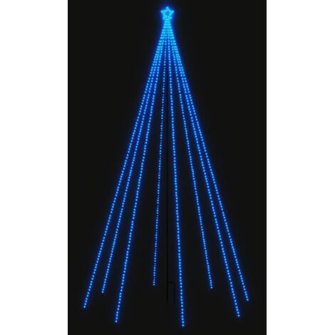 Sapin de Noël,Arbre de Noël à LED Int/Extérieur 800 LED bleues 5 m CFW61804 (1/5)