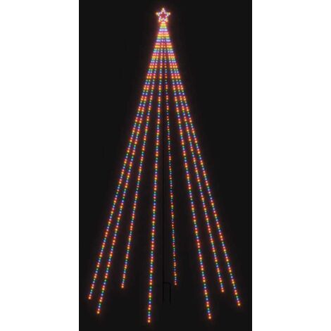 Sapin de Noël,Arbre de Noël à LED Int/Extérieur 800 LED colorées 5 m CFW26807 (1/5)