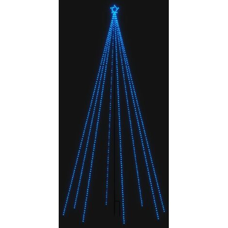 Sapin de Noël,Arbre de Noël à LED Intérieur/Extérieur 576 LED bleu 3,6 m CFW35746 (1/5)