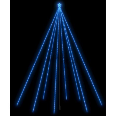 Sapin de Noël,Arbre de Noël à LED Int/Extérieur 1300 LED bleu 8 m CFW44740 (1/5)