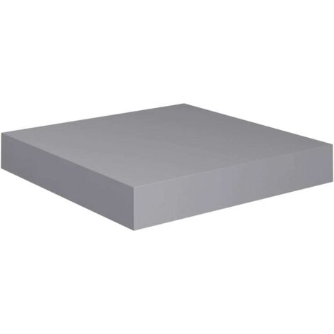 Étagère murale，Étagère flottante gris 23x23,5x3,8 cm MDF CFW78993 (1/5)