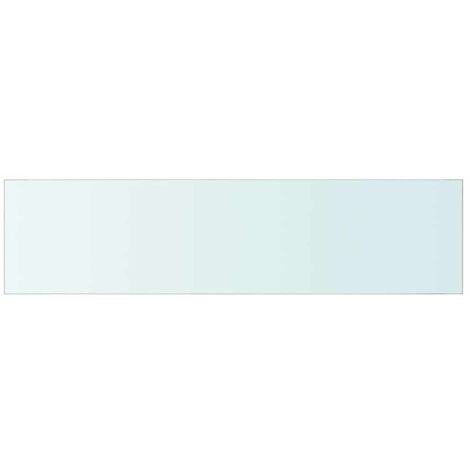 Panneau pour étagère,Étagère flottante Verre transparent 80 x 20 cm CFW32713 (1/5)