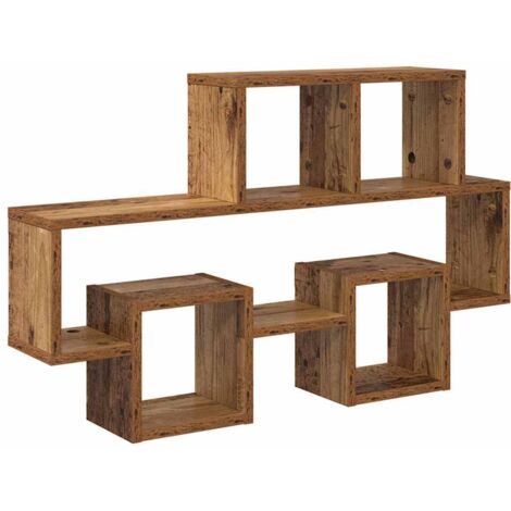 Étagère murale,Étagère flottante Bois ancien 82 x 15 x 51 cm Bois d'ingénierie CFW53532