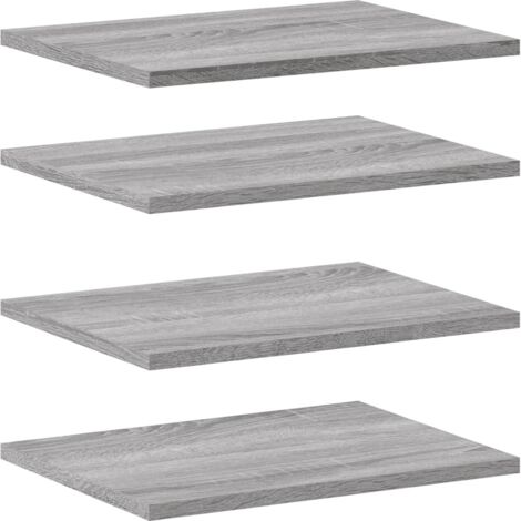 Étagères murales 4 pcs,Étagère flottante sonoma gris 40x30x1,5 cm bois ingénierie CFW28687 (1/5)
