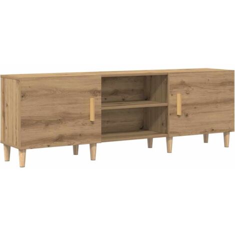 Meuble TV,Banc TV,Armoire TV chêne artisanal 150 x 30 x 50 cm Bois d'ingénierie CFW620242 (1/5)