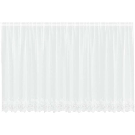 Rideaux avec des rideaux Blanc 500x100cm Polyester CFW66755 (1/5)