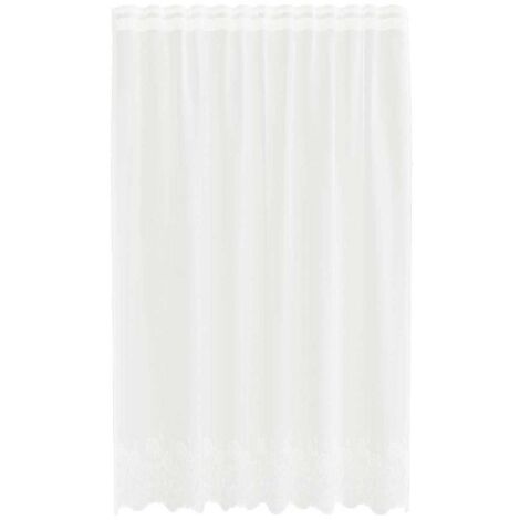 Rideaux avec des rideaux Blanc 500x100cm Polyester CFW93091 (1/5)