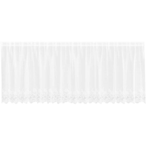 Rideaux avec des rideaux Blanc 500x100cm Polyester CFW13055 (1/5)
