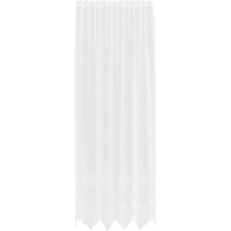 Rideaux avec des rideaux Blanc 500x100cm Polyester CFW76683 (1/5)