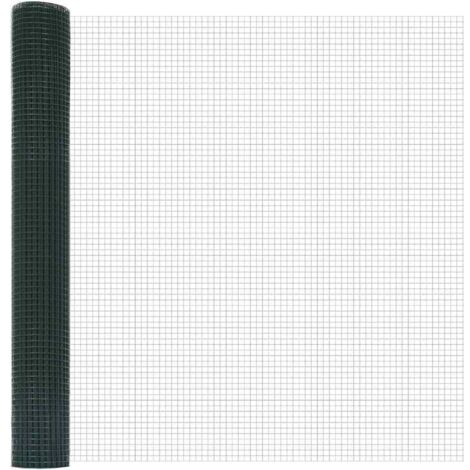 Grillage rouleau,Clôture Welded Wire Verte 1,2x25 m Acier CFW7403557 (1/3)
