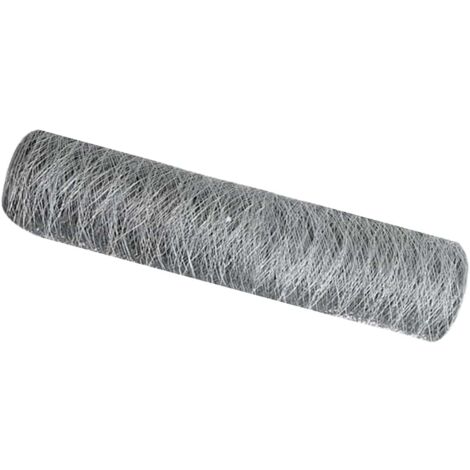 Grillage rouleau,Clôture hexagonale 0.8x25 m en acier galvanisé CFW5327833