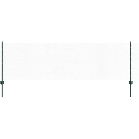 Poteaux de clôture 5 pcs U-Channel Vert 80 cm Acier, Clôture hexagonale Verte 0,8 x 10 m Acier CFW7252339 (1/5)