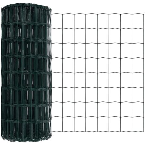 Clôture de jardin, Clôture Euro Verte 0.6x50 m Acier CFW12081 (1/5)