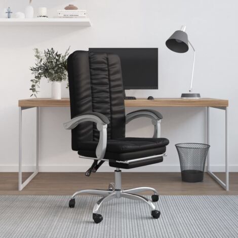 Chaise bureau, Chaise de gaming, Fauteuil inclinable de bureau Noir Similicuir WFE312224 Maison Chic (1/5)