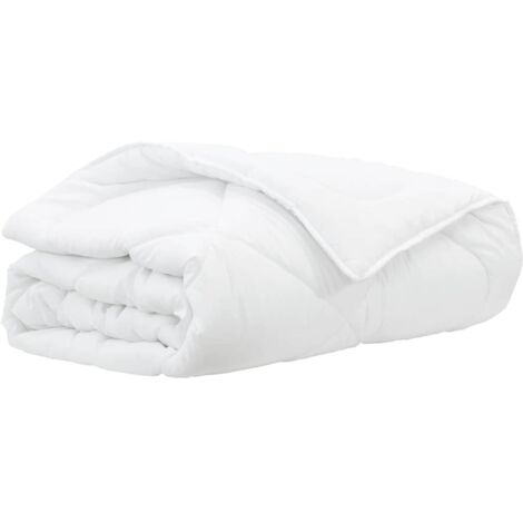 Couettes & Duvets Blanc 260 x 220 cm Microfibre CFW65926 (1/5)