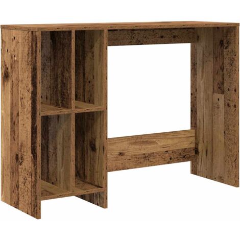 Bureau,Table de travail,Table d'étude vieux bois 102,5x35x75 cm bois d'ingénierie CFW27776 (1/5)