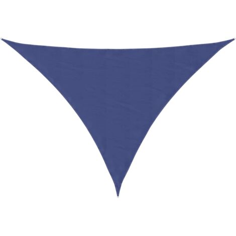 Voile de parasol,Voile d'ombrage,Toile d'ombrage Tissu Oxford triangulaire 5x7x7 m bleu CFW64581 (1/5)