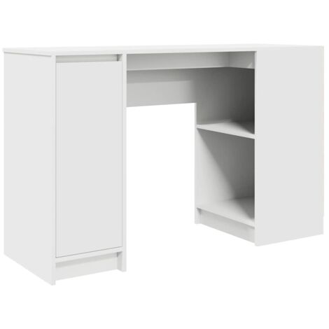 Bureau,Table de travail,Table d'étude blanc 120x42x76 cm bois d'ingénierie CFW42675 (1/5)
