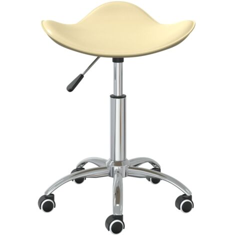 Chaise pivotante de salle à manger,Chaise de cuisine Crème Similicuir CFW15368 (1/5)