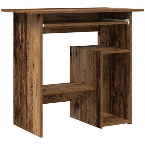 Bureau,Table de travail,Table d'étude vieux bois 80x45x74 cm bois d'ingénierie CFW17447 (1/5)