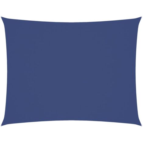 Voile de parasol,Voile d'ombrage,Toile d'ombrage tissu oxford rectangulaire 5x6 m bleu CFW74254 (1/5)