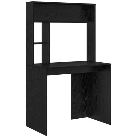 Bureau,Table de travail,Table d'étude Chêne noir 91 x 50 x 149 cm Bois d'ingénierie CFW15065 (1/5)