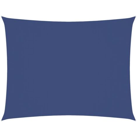 Voile de parasol，Voile d'ombrage，Toile d'ombrage tissu oxford rectangulaire 3x6 m bleu CFW45061 (1/5)