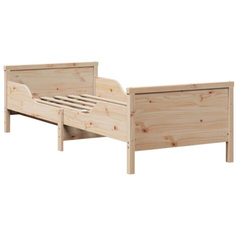 Lit simple，Lit extensible pour enfants Autre Marron 80 x 130 / 165 / 200 cm
