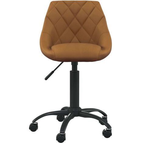 Chaise de bureau,Fauteuil de bureau, Chaise Gaming Marron Velours CFW25841 (1/5)