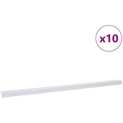 Nez de marche 10 pcs Argent 67 cm Aluminium CFW849068 (1/5)