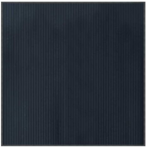 Tapis de salon,Tapis carré gris 100x100 cm bambou CFW198259 (1/5)