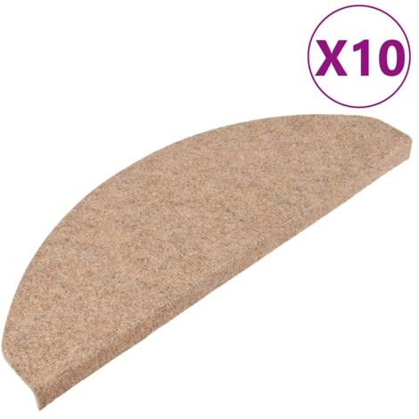 Tapis d'escalier auto-adhésifs 10 pcs,Marches d'escalier beige 65x22,5x3,5 cm CFW600680 (1/5)