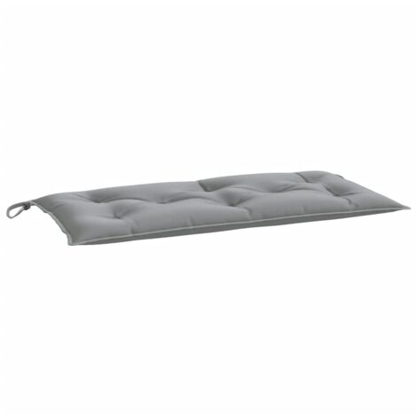 Coussin de banc de jardin，Coussin d'extérieur gris 110x50x7 cm tissu oxford CFW672245 (1/5)