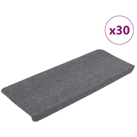 Tapis d'escalier auto-adhésifs 30 pcs,Marches d'escalier gris 65x24,5x3,5 cm CFW362959 (1/5)