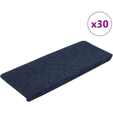 Tapis d'escalier auto-adhésifs 30 pcs,Marches d'escalier bleu 65x24,5x3,5 cm CFW522293 (1/5)