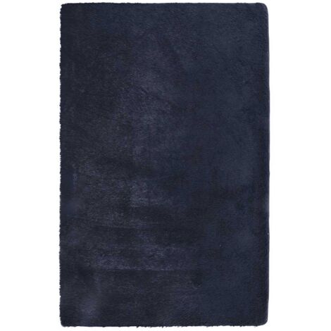 Tapis de sol,Tapis Shaggy à poils longs NAVARRA bleu marine 130x200 cm CFW998046 (1/5)