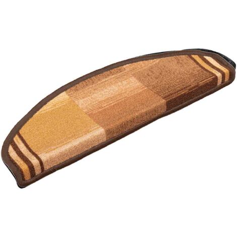 Tapis d'escalier autoadhésifs 5 pcs,Marches d'escalier 65x21x4 cm Marron CFW664099 (1/5)