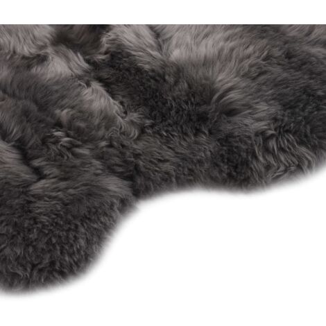 Tapis en Peau de Mouton Synthétique Beige 160 x 230 cm vidaXL | Leroy Merlin