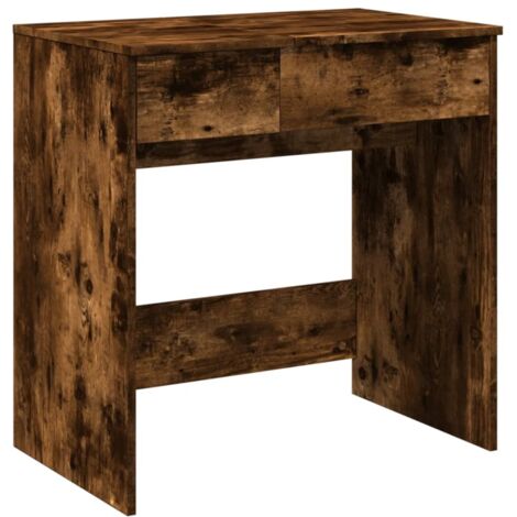 Coiffeuse，Table de maquillage avec miroir chêne fumé 73x46,5x120 cm CFW846850 (1/5)