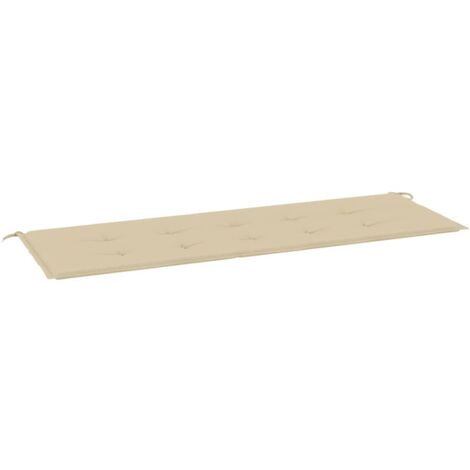 Coussin de banc de jardin,Coussin d'extérieur beige 150x50x4 cm tissu oxford CFW656668 (1/5)