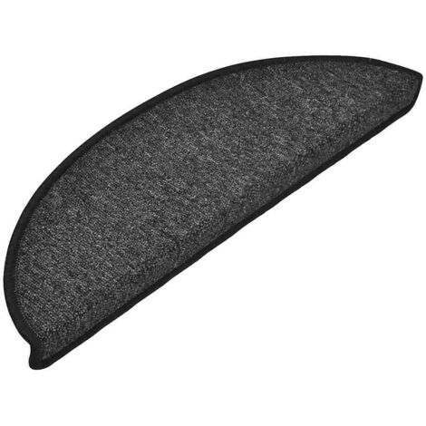 Tapis d'escalier 30 pcs,Marches d'escalier 56 x 17 x 3 cm Anthracite Demi-rond CFW658836 (1/5)