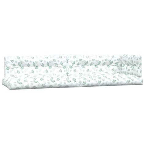 Coussin d'extérieur,Coussins de palette lot de 5 motif de feuilles tissu CFW197604 (1/5)