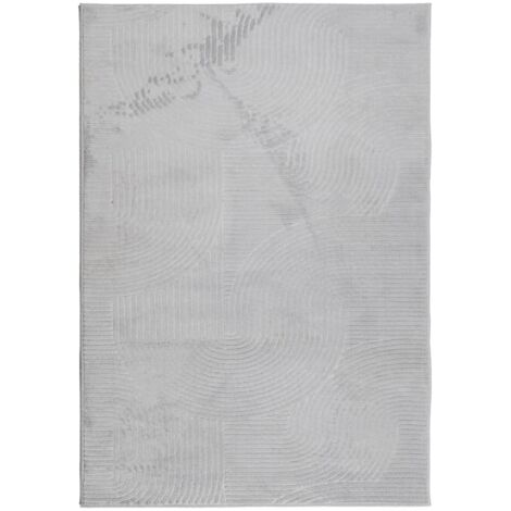 Tapis de sol,Tapis IZA poils courts style scandinave gris 160x230 cm CFW144643 (1/5)