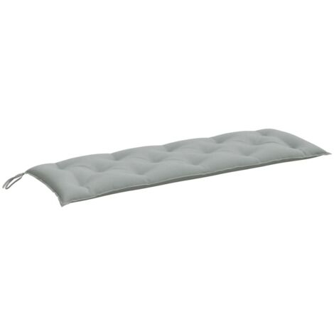 Coussin de banc de jardin,Coussin d'extérieur gris clair mélangé 150x50x7 cm tissu CFW970230 (1/5)